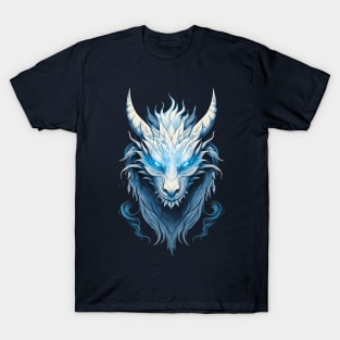 White Dragon with Blue Eyes T-Shirt